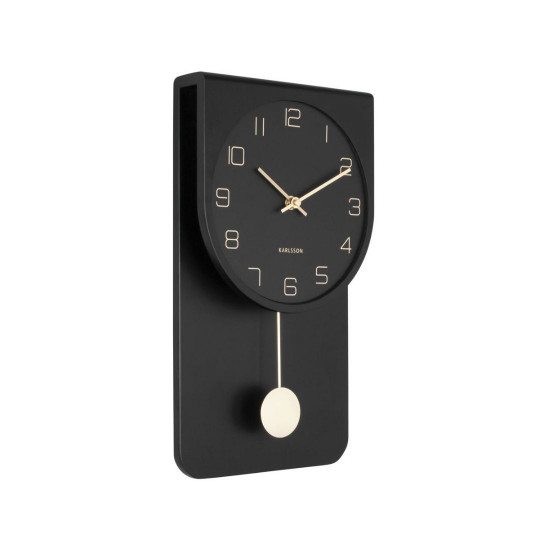 Wall Clock Casa Pendulum - Black