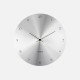 Wall Clock Dome Disc - Sliver