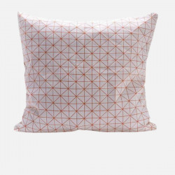 Geo origami pillow-M Orange