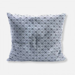 Geo origami pillow-M B&W [DISPLAY Left]